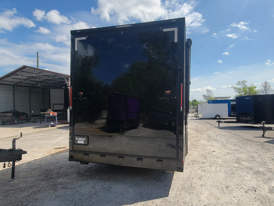 8.5' X 24' Black With Blackout Custom Stage Trailer - SLE Equipment - 22