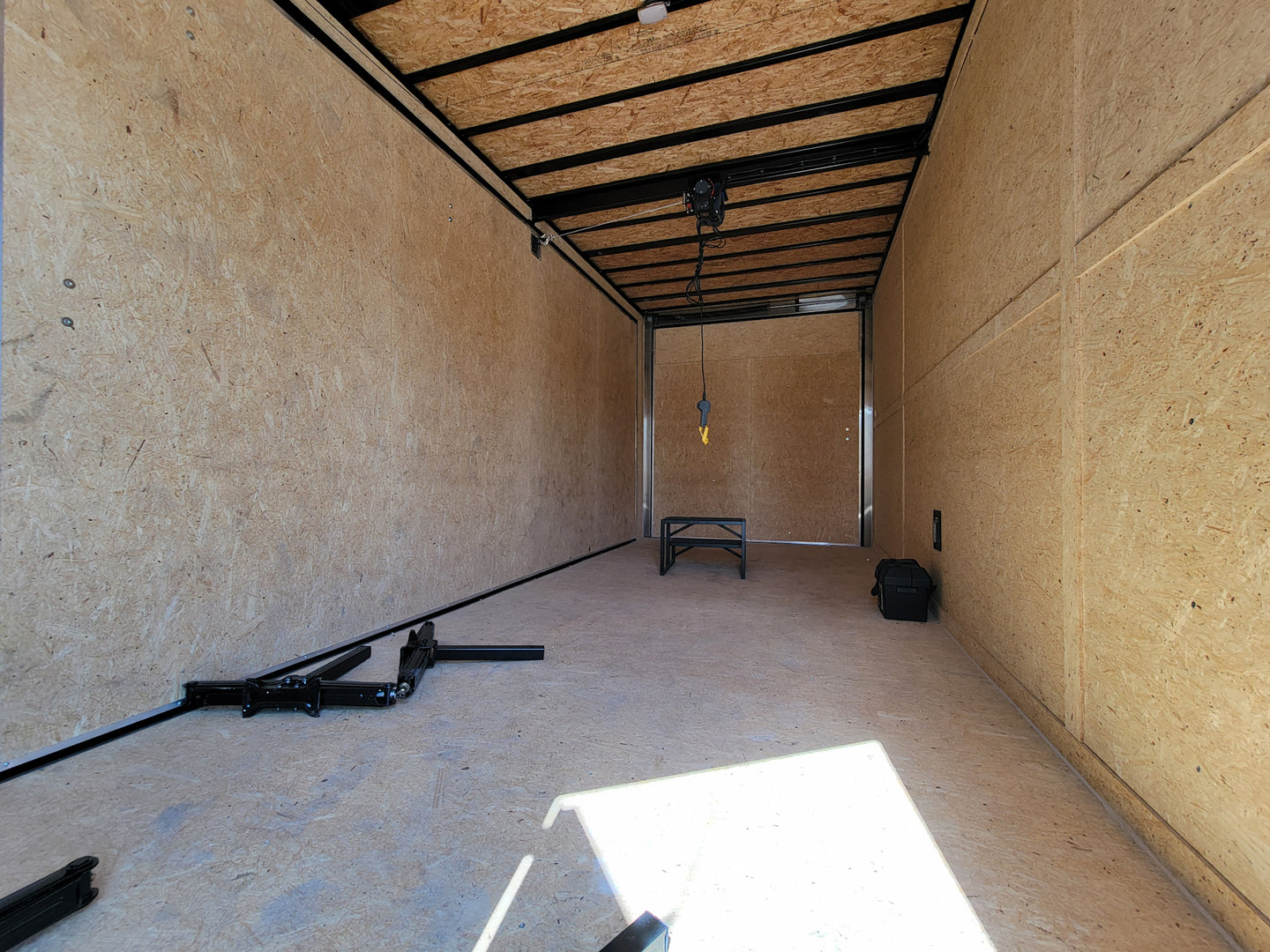 8.5' X 18' Black With Blackout Deck Over Stage Trailer - SLE Equipment - 10