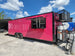 8.5' X 24' Pink With Blackout Concession Trailer Food Event Catering - SLE Equipment - 1