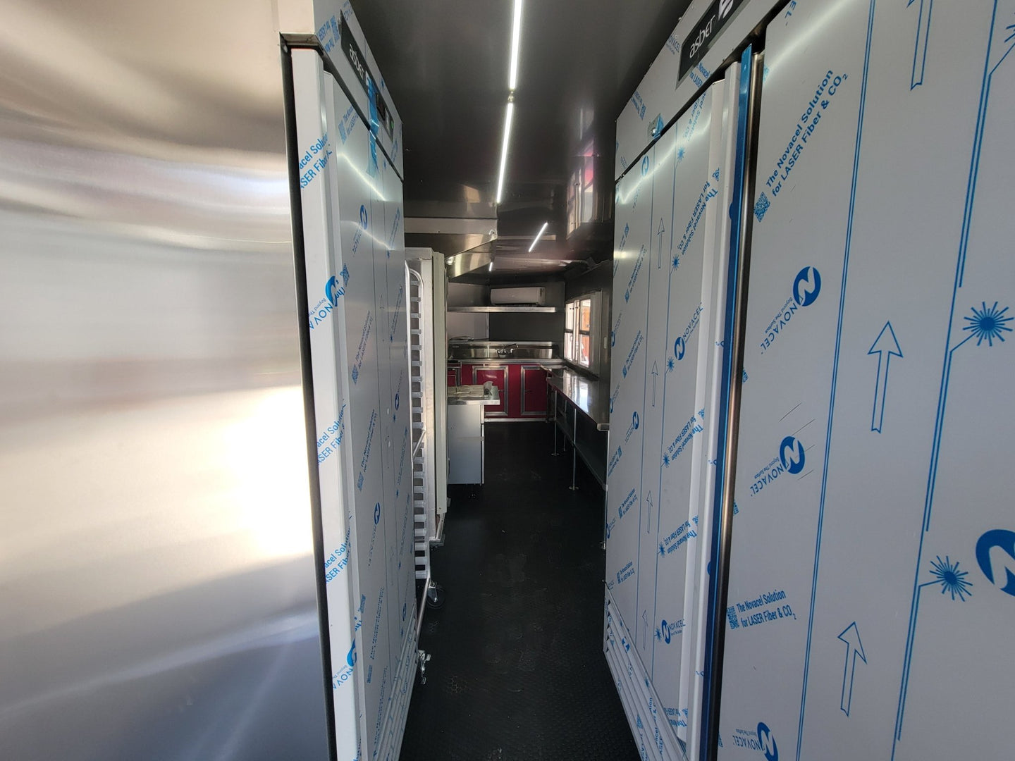 8.5' X 24' Pink With Blackout Concession Trailer Food Event Catering - SLE Equipment - 10