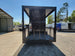 8.5' X 22' Concession Trailer Black With Blackout Trim 8ft BBQ Porch - SLE Equipment - 8