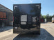 8.5' X 24' Custom Enclosed Stage Trailer Black With Black Out Trim and Awning - SLE Equipment - 6