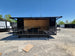 8.5' X 24' Custom Enclosed Stage Trailer Black With Black Out Trim and Awning - SLE Equipment - 10