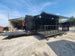 8.5' X 24' Black With Blackout Stage Trailer With Awning Semi Screwless Exterior - SLE Equipment - 5