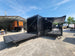 8.5' X 24' Black With Blackout Stage Trailer With Awning Semi Screwless Exterior - SLE Equipment - 6