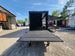 8.5' X 24' Black With Blackout Stage Trailer With Awning Semi Screwless Exterior - SLE Equipment - 7