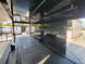 8.5' X 24' Black With Blackout Stage Trailer With Awning Semi Screwless Exterior - SLE Equipment - 12