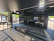 8.5' X 24' Black With Blackout Stage Trailer With Awning Semi Screwless Exterior - SLE Equipment - 17