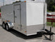 Enclosed Trailer 7'x16' - V - Nose Motorcycle Lawn Mower Storage - SLE Equipment - 2