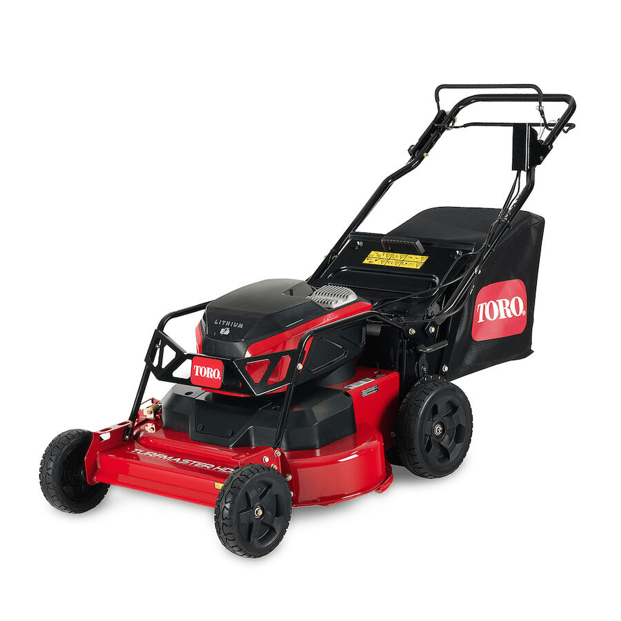 Toro TurfMaster 22232 30" Walk Behind Mower 60V Max Front Left