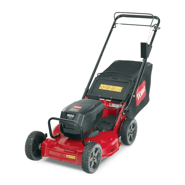 Toro 22282 Revolution 21" Heavy Duty Variable Speed Lawn Walk Behind Mower 60V MAX Front Left 
