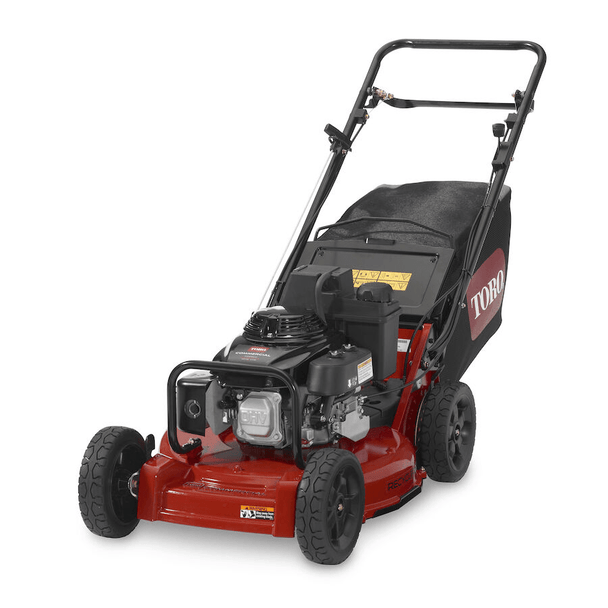 Toro 22296 Heavy Duty Recycler 21" Walk Behind Mower 4.3HP Honda GXV160 Front Left 