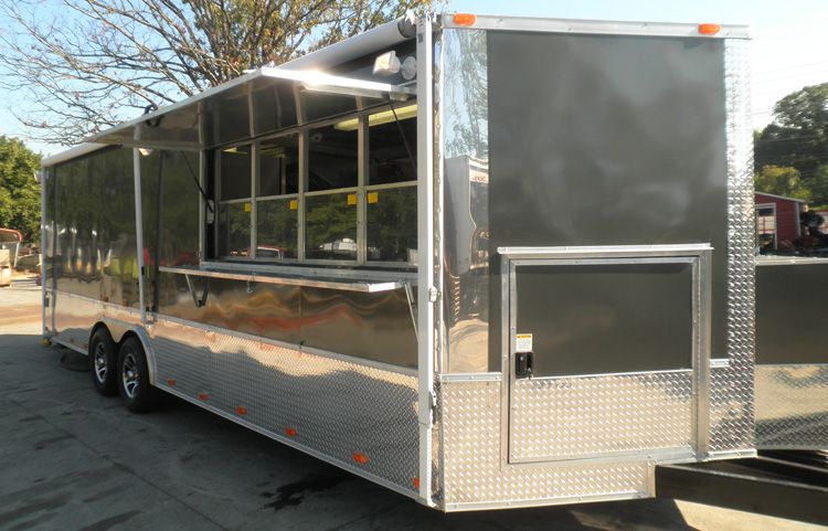 Silver Concession Trailer 8.5'x24'