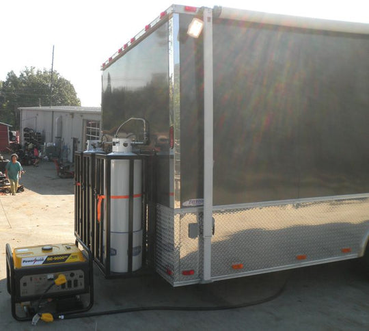 Silver Concession Trailer 8.5'x24'