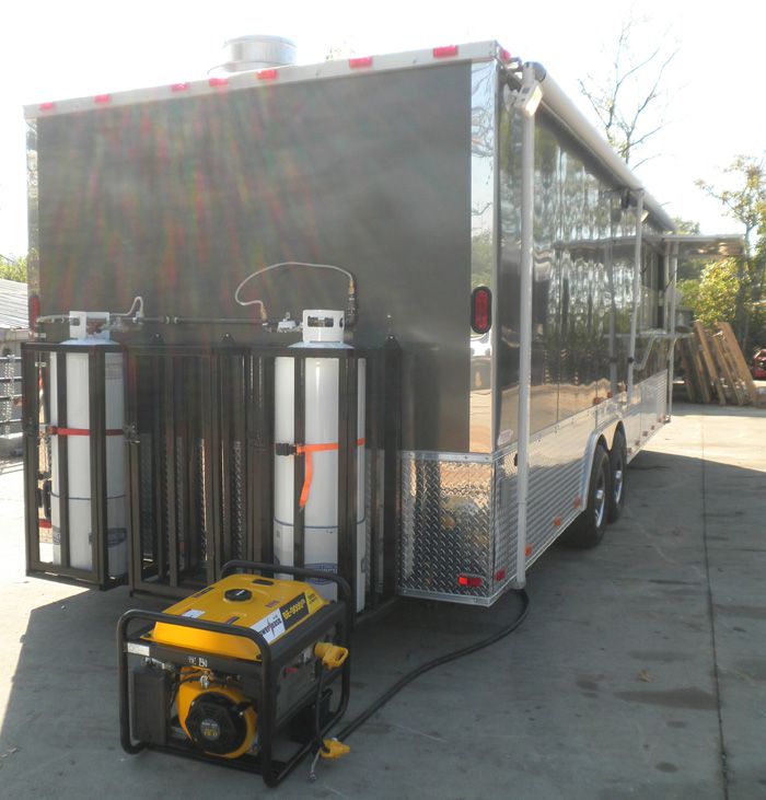 Silver Concession Trailer 8.5'x24'