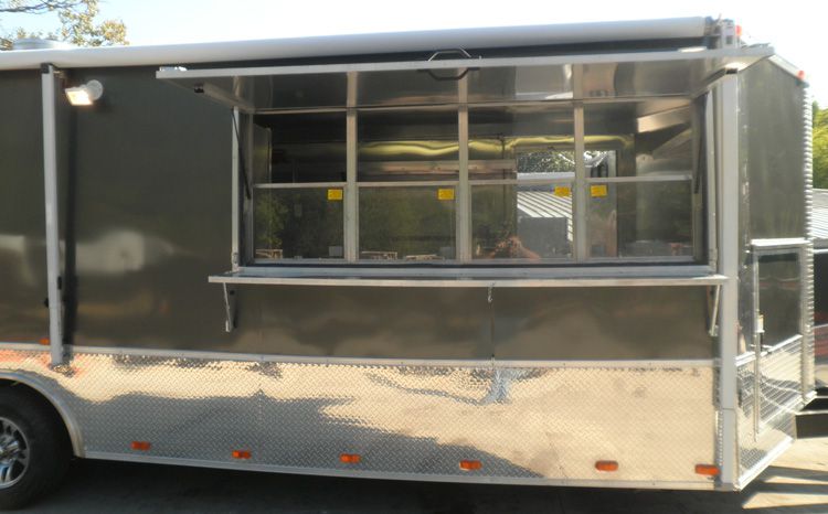 Silver Concession Trailer 8.5'x24'