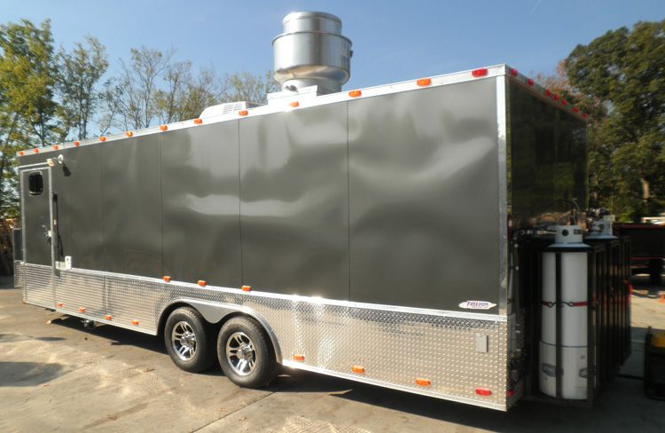 Silver Concession Trailer 8.5'x24'