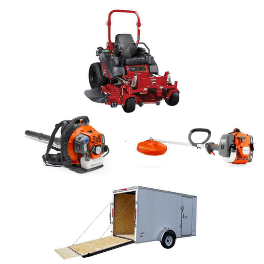 Ferris 5901929 IS2600 61" Diesel Zero Turn Mower Handheld Enclosed Trailer Bundle - SLE Equipment - 1