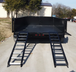 7x20 Hybrid Utility Dump Trailer 2ft Sides with Box (2) 7K Axles