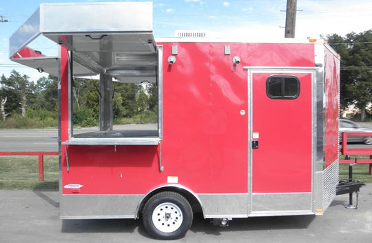 Concession Trailer 8.5'x12' Red White Back Ground