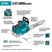 Makita XCU09Z 18V X2 (36V) LXT Lithium‑Ion Brushless 16" Top Handle Chainsaw - Tool Only - SLE Equipment - 5