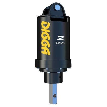 Digga 2DSS Auger Drive STD Flow Drive w/ 2" HEX Shaft