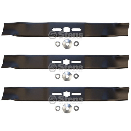Stens Genuine Part 300 - 308 Universal 3 - in - 1 Blade Pack of 3 - SLE Equipment - 1
