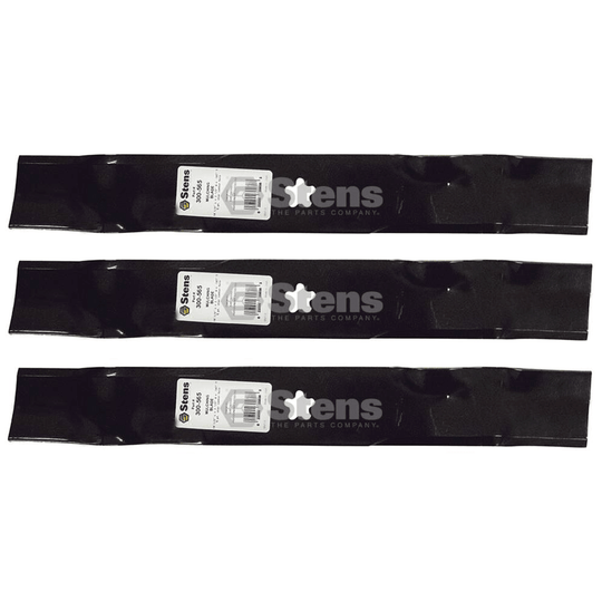 Stens Genuine Part 300 - 565 Mulching Blade Pack of 3 - SLE Equipment - 1