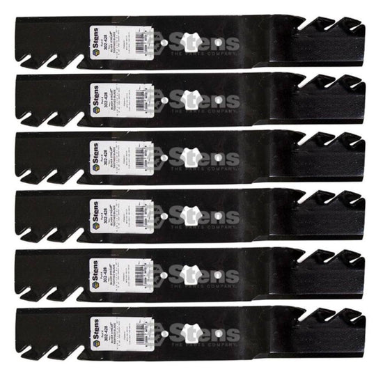 Stens Genuine Part 302 - 428 Toothed Blade Pack of 6 - SLE Equipment - 1