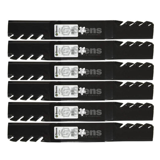Stens Genuine Part 302 - 430 Toothed Blade Pack of 6 - SLE Equipment - 1