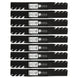 Stens Genuine Part 302 - 430 Toothed Blade Pack of 9 - SLE Equipment - 1
