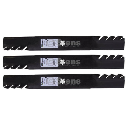 Stens Genuine Part 302 - 434 Toothed Blade Pack of 3 - SLE Equipment - 1