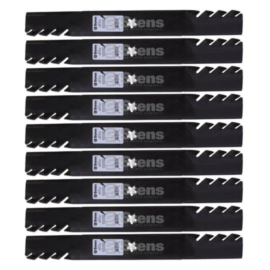 Stens Genuine Part 302 - 434 Toothed Blade Pack of 9 - SLE Equipment - 1