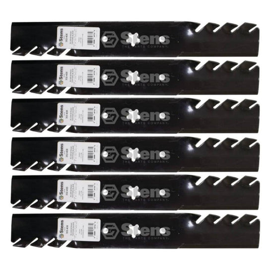 Stens Genuine Part 302 - 436 Toothed Blade Pack of 6 - SLE Equipment - 1