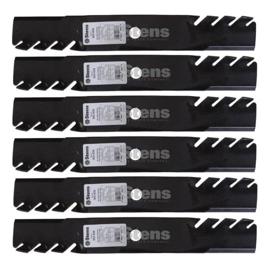 Stens Genuine Part 302 - 438 Toothed Blade Pack of 6 - SLE Equipment - 1