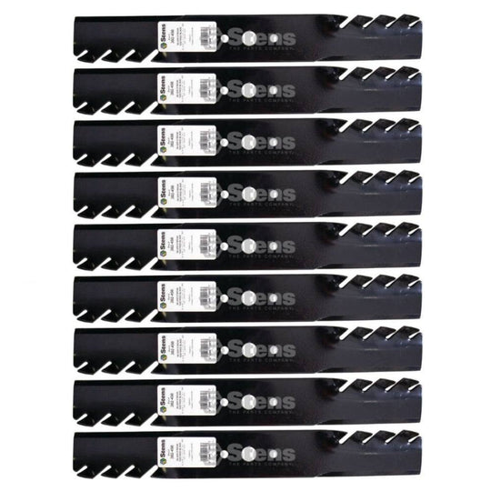 Stens Genuine Part 302 - 458 Toothed Blade Pack of 9 - SLE Equipment - 1