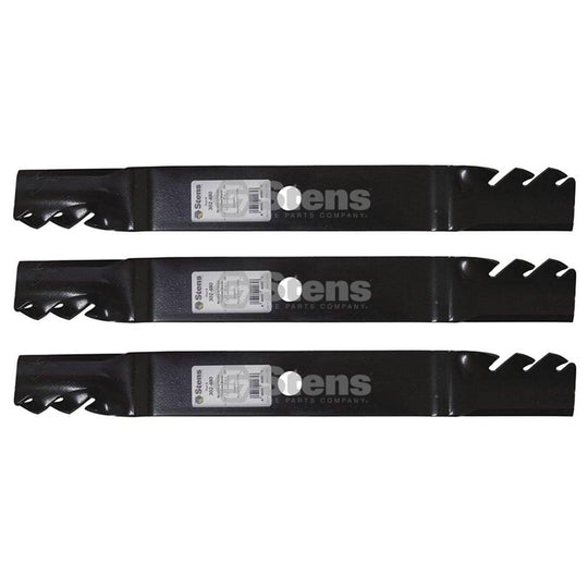 Stens Genuine Part 302 - 480 Toothed Blade Pack of 3 - SLE Equipment - 1