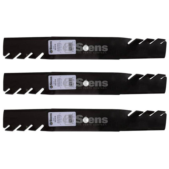 Stens Genuine Part 302 - 618 Toothed Blade Pack of 3 - SLE Equipment - 1