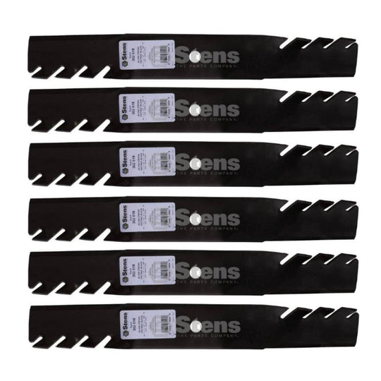 Stens Genuine Part 302 - 618 Toothed Blade Pack of 6 - SLE Equipment - 1