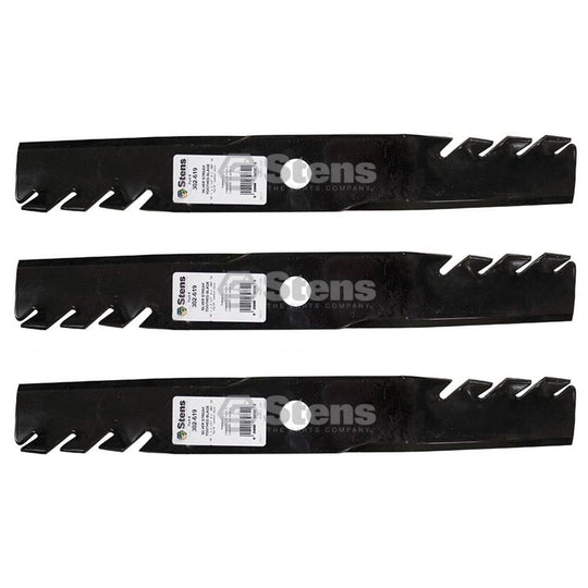 Stens Genuine Part 302 - 619 Toothed Blade Pack of 3 - SLE Equipment - 1