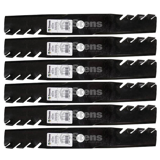 Stens Genuine Part 302 - 619 Toothed Blade Pack of 6 - SLE Equipment - 1