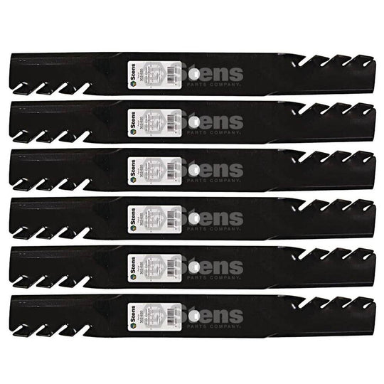 Stens Genuine Part 302 - 620 Toothed Blade Pack of 6 - SLE Equipment - 1