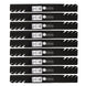 Stens Genuine Part 302 - 623 Toothed Blade Pack of 9 - SLE Equipment - 1