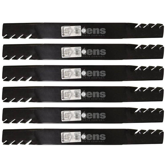 Stens Genuine Part 302 - 625 Toothed Blade Pack of 6 - SLE Equipment - 1