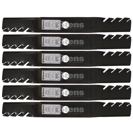 Stens Genuine Part 302 - 630 Toothed Blade Pack of 6 - SLE Equipment - 1