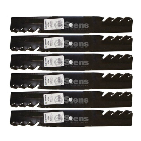 Stens Genuine Part 302 - 644 Toothed Blade Pack of 6 - SLE Equipment - 1