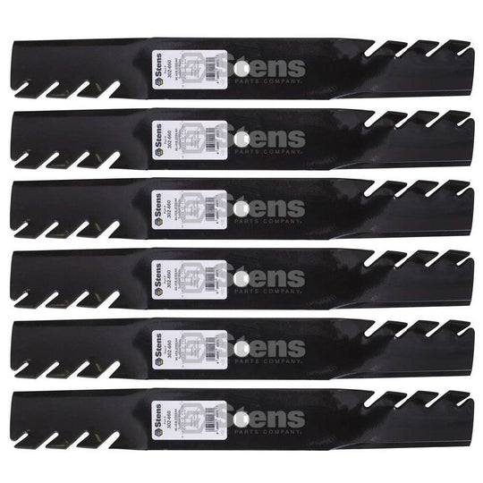 Stens Genuine Part 302 - 660 Toothed Blade Pack of 6 - SLE Equipment - 1