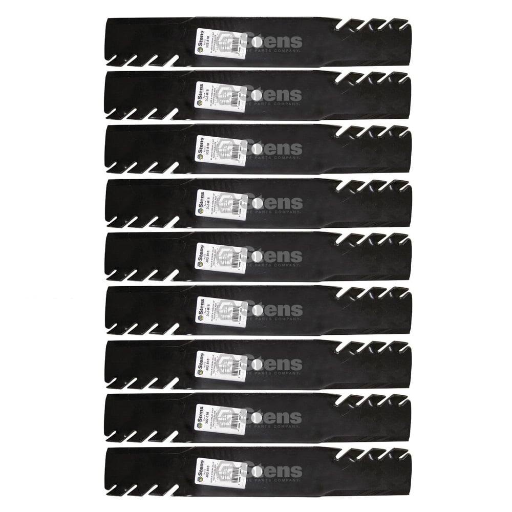 Stens Genuine Part 302 - 818 Toothed Hi - Lift Blade Pack of 9 - SLE Equipment - 1