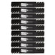 Stens Genuine Part 302 - 818 Toothed Hi - Lift Blade Pack of 9 - SLE Equipment - 1