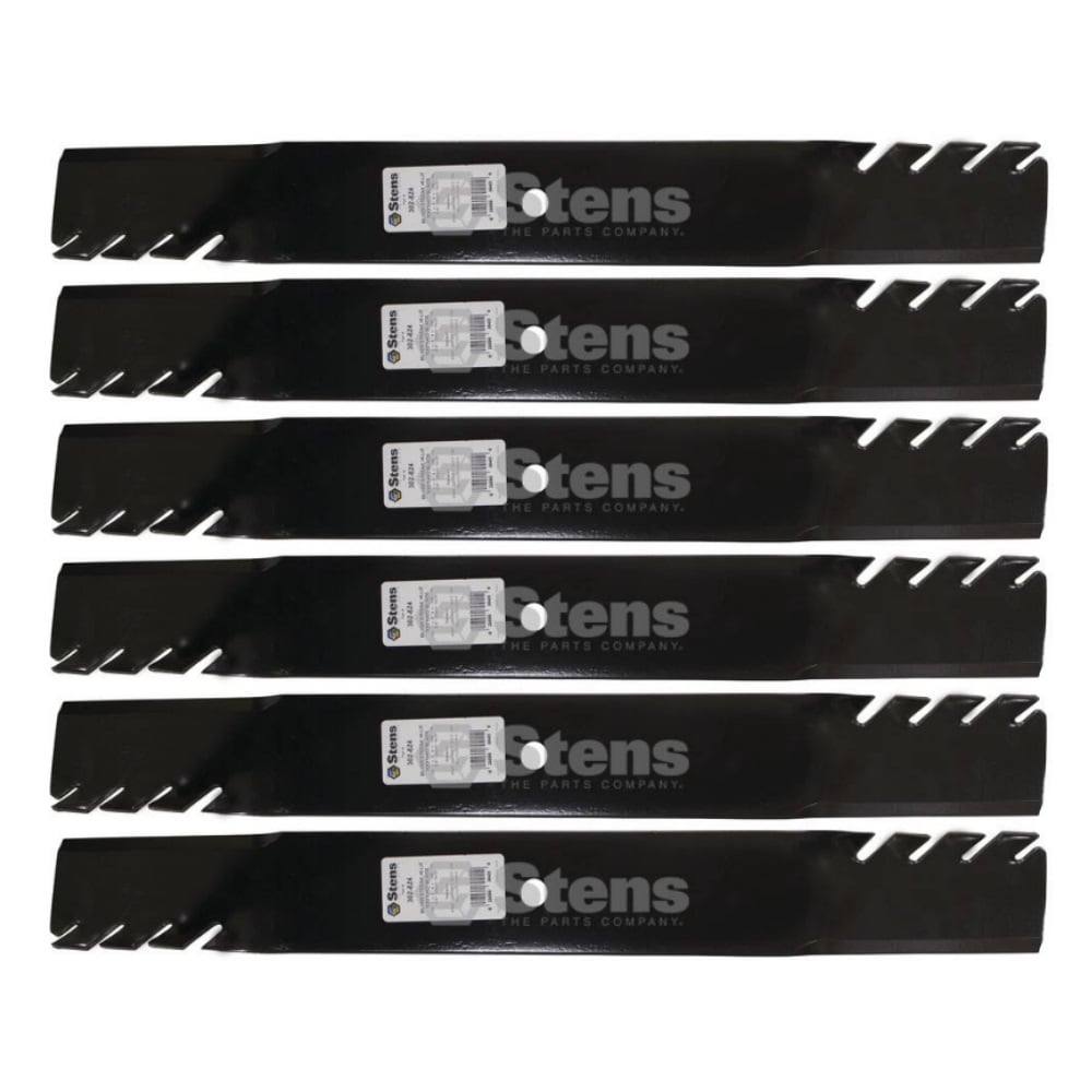 Stens Genuine Part 302 - 824 Toothed Hi - Lift Blade Pack of 6 - SLE Equipment - 1